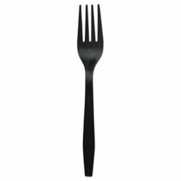 Razoredge BWK Heavyweight Polypropylene Cutlery, Fork, Black RA3191951